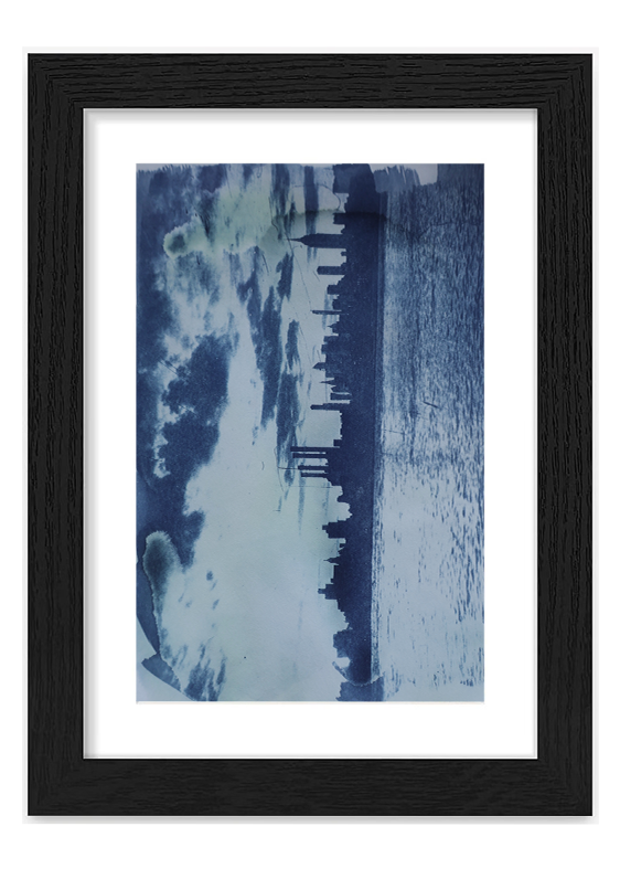Grand Central Original Cyanotype Print