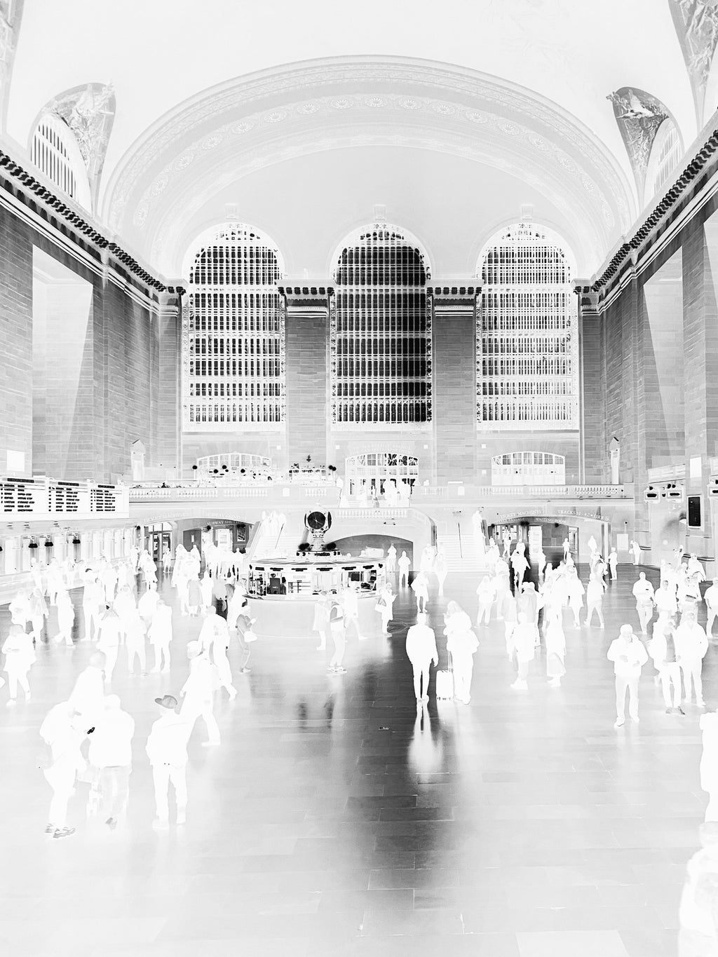 Grand Central Original Cyanotype Print